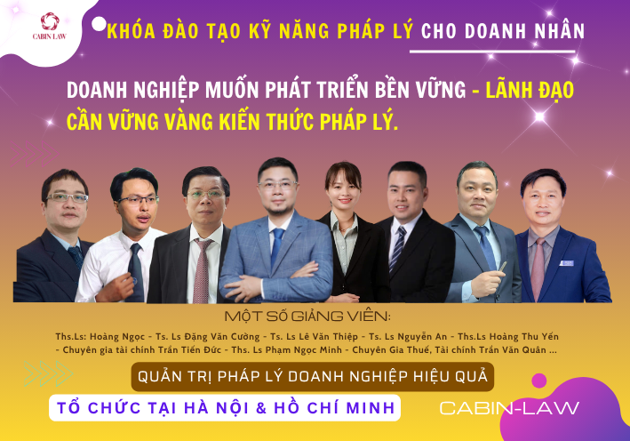 Khóa đào tạo kỹ năng pháp lý dành cho doanh nhân